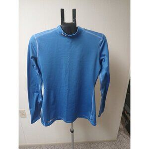 Under Armor Cold Gear Mock Men’s XL Blue Fitted